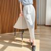 2022 Verano Nuevo Elegantes Pantalones Harem para Mujer Estilo Coreano Cintura Alta Tubo Cigarrillo Pantalones Zanahoria Traje Casual Pantalones Modernos hasta el Tobillo