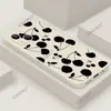 Funda de Silicona Color Cereza Negra de Amazon para iPhone 17, Cubierta Protectora Premium para Apple 15/16