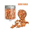 Lámina de Oro Triturada Transfronteriza, Lámina de Plata, Lámina de Cobre, Lámina de Oro Rosa, Artesanías de Barro de Cristal de Resina DIY Embotelladas, Decoración de Estatua de Buda