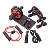Suministro de comercio exterior traje combinado de rueda abdominal saludable para flexiones rueda abdominal multifuncional dispositivo de entrenamiento integral set de fitness de siete piezas
