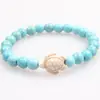 Amazon Transfronterizo Cuentas de Tortuga Nuevas Pulsera Elástica Bohemia Pulsera Infantil Pulsera Cuerda para la Mano de Mujer