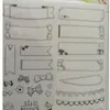 Pegatinas de Diario de Dibujos Animados Coloridos Graffiti Blanco y Negro Tkbjsnew Pegatinas Fadjs Set de Diario de 3 Hojas