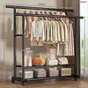 Perchero de pie para el hogar, dormitorio, balcón, dormitorio, tendedero simple, poste único, barra de secado interior