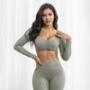TK Venta Caliente Verano Ocio al Aire Libre Fitness Yoga Traje Cintura Alta Traje de Entrenamiento de Glúteos Pantalones de Yoga Mujer