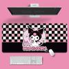 Mouse Pad Kuromi Grande Teclado de Computador Desenho Animado Trava de Borda de Caderno Mesa de Estudo e Escrita para Meninas Fofo