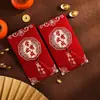 Bolsas Envelope Vermelho Atacado 2026 Novo Modelo para Casamentos, Especial para Casamentos, Desejando Boa Sorte e Prosperidade, Pacotes Vermelhos Criativos e Personalizados