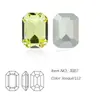 Dongzhou Crystal K9 de alta calidad con base puntiaguda, diamantes de cristal de anís estrellado largo plateados, joyas de diamantes, equipaje, accesorios decorativos de bricolaje al por mayor