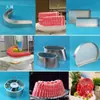 Moldes para Dar Forma a Sashimi, Moldes de Hielo para Presentación de Mariscos, Moldes para emplatar Salmón y Abulón, Moldes para Presentación de Mariscos