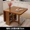Nueva Mesa de Comedor Plegable de Madera de Pino para Apartamento Pequeño, Simple, Moderna, Rectangular, Mueble Multifuncional, Mesa para Comer