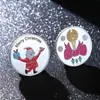 Moedas Commemorativas Divertidas de Natal Presentes Europeus e Americanos do Papai Noel Veado Moedas de Ouro Commemorativas Coloridas Moedas de Jogo Transfronteiriças