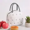 Bolsa Térmica Estampada para Marmita de Estudante Bolsa Térmica para Almoço Bolsa Térmica Fria Bolsa Térmica Quente Grande Capacidade Bolsa para Marmita de Estudante