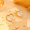 Directo de fábrica acero inoxidable simple lujo ligero color joyería acero de titanio chapado en oro de 18k en stock venta al por mayor traje de joyería mujeres