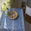 Mantel Estilo Tailandés del Sudeste Asiático Estilo Étnico Xizang, Mantel Redondo Exótico Estilo Americano para Mesa de Café