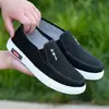 Zapatos de hombre 2026 primavera, verano, otoño nuevo estilo mocasines de tela Old Beijing para hombre con suela de goma zapatos casuales de lona