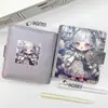 Novo Caderno de Folhas Soltas Cinza Cool Girl M5 Caderno Tendência Cool Desenho Animado Fivela Magnética Caderno Sp Girl Álbum de Cartas