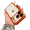 Adecuado para Funda de Teléfono iPhone 17 Pro Max, Galvanizado Mate, Anti-Caídas, Película Protectora de Lente de Cobertura Total, Funda Protectora Dura para Apple 16