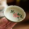 Taza de Té Negro Verde Pavo Real Negro Flint Taza de Té de Cerámica Taza Sombrero Flor de Granada Taza de Maestro Personal Especial Juego de Té Kung Fu