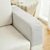 Fundas Elásticas de Jacquard para Reposabrazos de Sofá Amazon Resistentes a Arañazos de Gato Fundas Protectoras de Tela para el Hogar Fundas de Reposabrazos de Color Sólido Simples