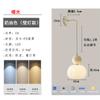 Lámpara Colgante de Mesita de Noche para Dormitorio, Lámpara de Barra de Lujo Ligero Retro de Latón y Madera Maciza de Nogal Negro, Lámpara Colgante Pequeña de Gama Alta Estilo Japonés para Casas de Huéspedes