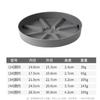 Jardinagem Respirável Bandeja de vaso de flores drenagem Anti-Podre Raiz Chassis Toray Plástico engrossado Raiz-controlando Base redonda de recebimento de água