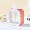 Botella de Presión Nueva con Incrustaciones de Diamantes, Champú, Gel de Ducha, Agua de Maquillaje Líquida, Botella Vacía, Botella Portátil de Viaje
