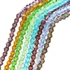Cuentas de imitación de jade de porcelana, cristal, diamante de 2/3/4/6/8 mm para tocado, accesorios para zapatos, cuentas de vidrio de doble punta