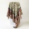 Al por mayor Nuevo Estilo 90 Transfronterizo Bufanda Cuadrada Grande de Moda para Mujer, Pañuelo de Seda para Envolver el Pecho, Moda Satinada, Más Vendido en Aliexpress Pañuelo para la Cabeza