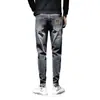 P26 yuan 054# tallas 27-36 azul gris se prefieren grandes cantidades productos en stock pantalones de pedido completo fábrica de origen algodón