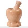 Mortero de piedra de mármol natural para ajo machacador de ajo casero prensa de ajo triturador de ajo mortero de ajo
