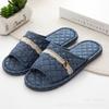 Pantuflas de Tela para Hombre Tallas Grandes con Suela de Res Extra Grandes 44 45 46 Pie Hogar Antideslizantes Pantuflas de Piso para Interiores