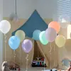Balões de Látex em Cores Retrô, Série de Cores Macaron, Balões Espessos de 10 Polegadas para Decorações de Aniversário Infantil, Balões Flutuantes de Número