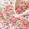 Estrela floco de neve redondo glitter pequenas lantejoulas DIY contas epóxi Cristal lama enchimento decorativo acessórios de material artesanal