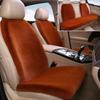 Envio Direto da Fábrica Conjunto de Almofadas para Banco de Carro de Pelo de Coelho de Inverno, Capa de Assento Espessada de Sete Peças com Encosto para Aquecimento