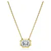 Collar de cristal octagonal, anillo de circonita versátil, juego de pulseras de alta gama juegosdejoyas