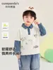 Kaka Panda Roupas Infantis Camisa Polo de Manga Longa Falsa Duas Peças para Meninos Camiseta Básica para Meninas Roupa de Outono para Bebês Roupa Íntima da Moda Infantil