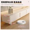 Mueble de TV Blanco Estilo Crema Francés Redondeado Combinación de Mesa de Centro Moderna Simple Sala de Estar Hogar Apartamento Pequeño Muebles Minimalistas