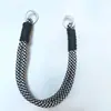 Cordón para Teléfono de Bloqueo de Color Dopamina Pulsera Corta Tejida Correa de Mano Puede Sostener Botella de Agua Funda de Teléfono Bolso Llavero Transparente