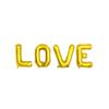 Set LOVE Oro Plata de 32 pulgadas Decoración Arreglo Habitación Boda Cumpleaños Globo de Película de Aluminio de Letra Grande