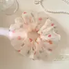 Nueva Colección Estilo Coreano de Gomas para el Cabello de Doble Capa de Alta Gama con Adorno de Encaje y Accesorios para el Cabello