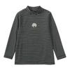 Camiseta de cuello alto medio para niños Otoño e Invierno Nuevo Estilo Niños y Niñas Tops Base Ropa Cálida para Bebés Rayas Versátil t