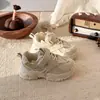 Nuevos Zapatos Deportivos para Correr de Invierno 2025 para Niñas, Zapatos Deportivos Forrados de Felpa, Modernos y Versátiles, Suela Suave, Zapatos Ligeros para Niñas