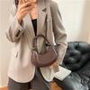 Diseño Nicho Moda Retro Bolso Pequeño Portátil para Mujer Primavera 2025 Nuevo Bolso de Hombro Maillard Sobaco