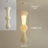 Luminária Pendente AKARI de Papel Washi Plissado Quadrado Isamu Noguchi Estilo Japonês Wabi-Sabi Sala de Jantar Quarto Papel de Algodão Iluminação de Ambiente Minimalista