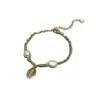 2026 Nova Versão Coreana Corrente Pérola de Água Doce Simples e Estiloso Pulseira Feminina Tendência, Joia Pulseira Feminina Elegante de Alto Padrão