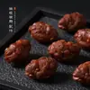 Talla de Hueso de Oliva del Dios de la Riqueza (Enviado al azar) Accesorios Bolsa de Dinero con Agujeros Superiores e Inferiores, Cuentas para Tallado Hechas a Mano DIY