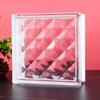 Tijolo de vidro super branco tijolo de cristal quadrado transparente parede divisória de banheiro tijolo de cristal de rede tijolo colorido parede de vidro