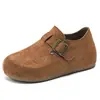 Nuevos Zapatos Birkenstock Primavera/Otoño 2026 para Mujer Tacón Oculto Ligeros Versátiles Casuales Zapatos Individuales Suela Suave Cómodos Zapatos de Tela Old Beijing