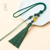 Cuerda corta con borla para asa DIY bolsa coche colgante joyería cuerda colgante pieza para asa talla de madera Wenwan cuerda colgante al por mayor