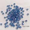 Transparente Magic Color Series 4mm Contas de Diamante DIY Contas Espalhadas Contas Pontiagudas de Cristal Duas Cabeças Pontiagudas Jóias Hairpin Contas Espalhadas