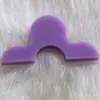 Componentes de acessório de flor de três pétalas em chapa acrílica de PVC, clipes de posicionamento, espaçadores e peças pequenas para joias de marca